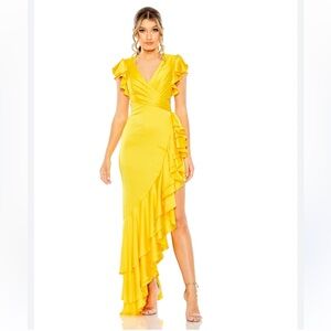 Mac Duggal Mango Flutter Dress